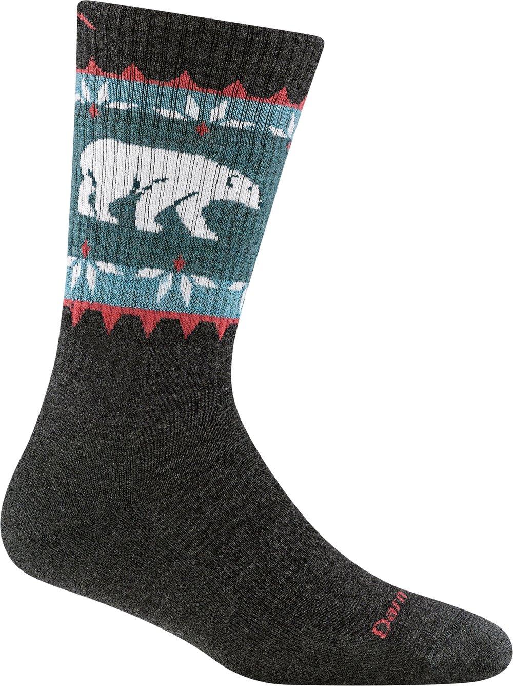Darn Tough Women's Vanna Grizzle Boot Hiking Socks  Charcoal